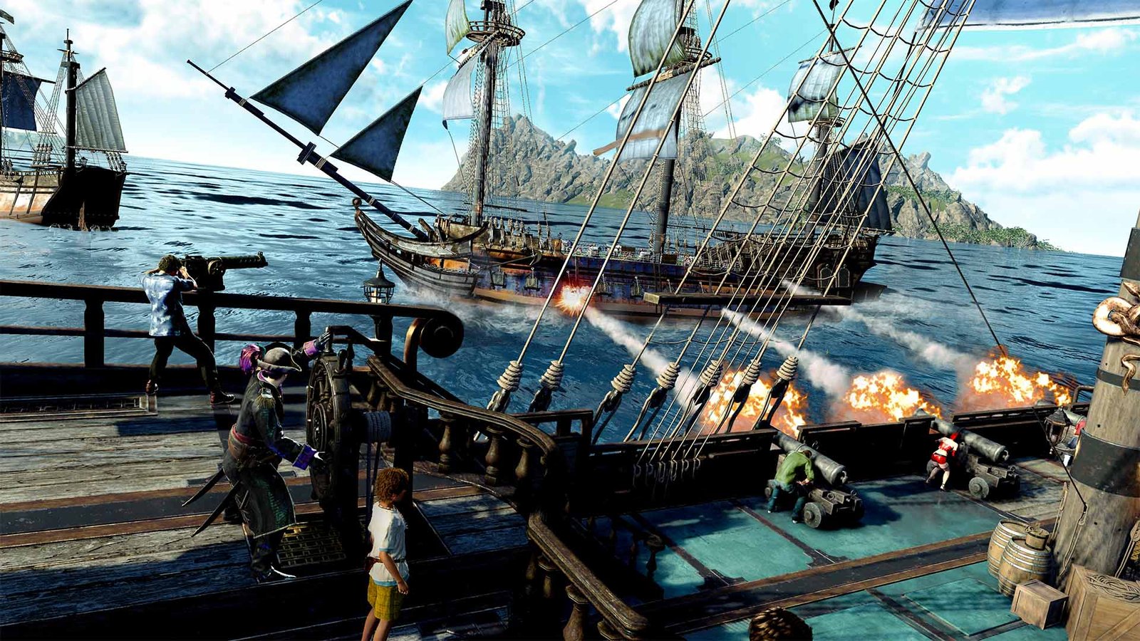Naval Combat in Like a Dragon: Pirate Yakuza in Hawaii