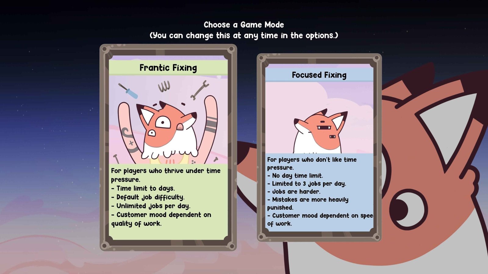 Uncle Chop's Rocket Shop Game Modes