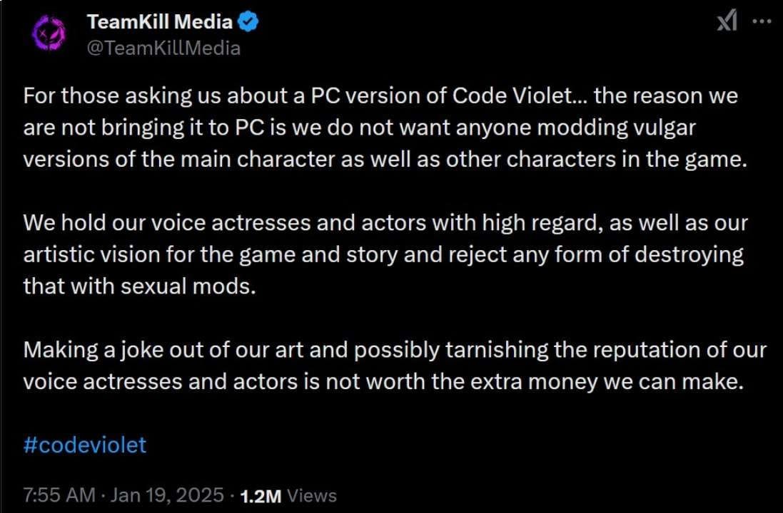 Code Violet PC