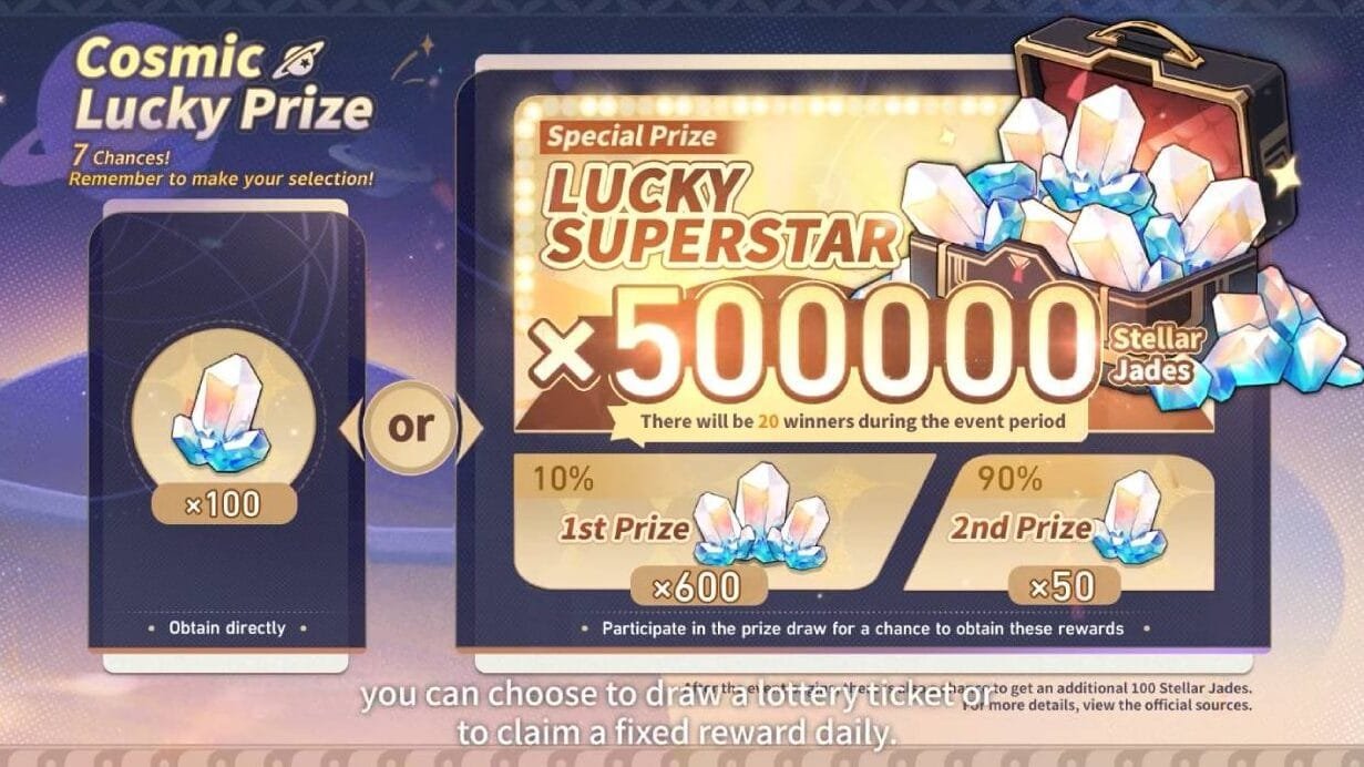 Honkai: Star Rail Lottery