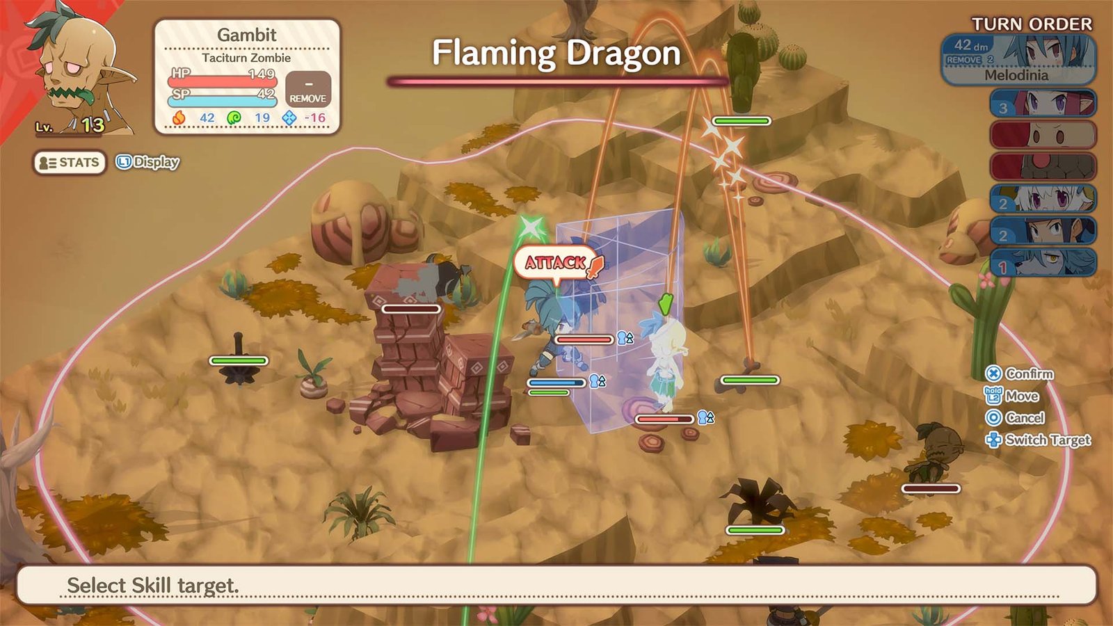 Phantom Brave: The Lost Hero Review Attack Skill Area