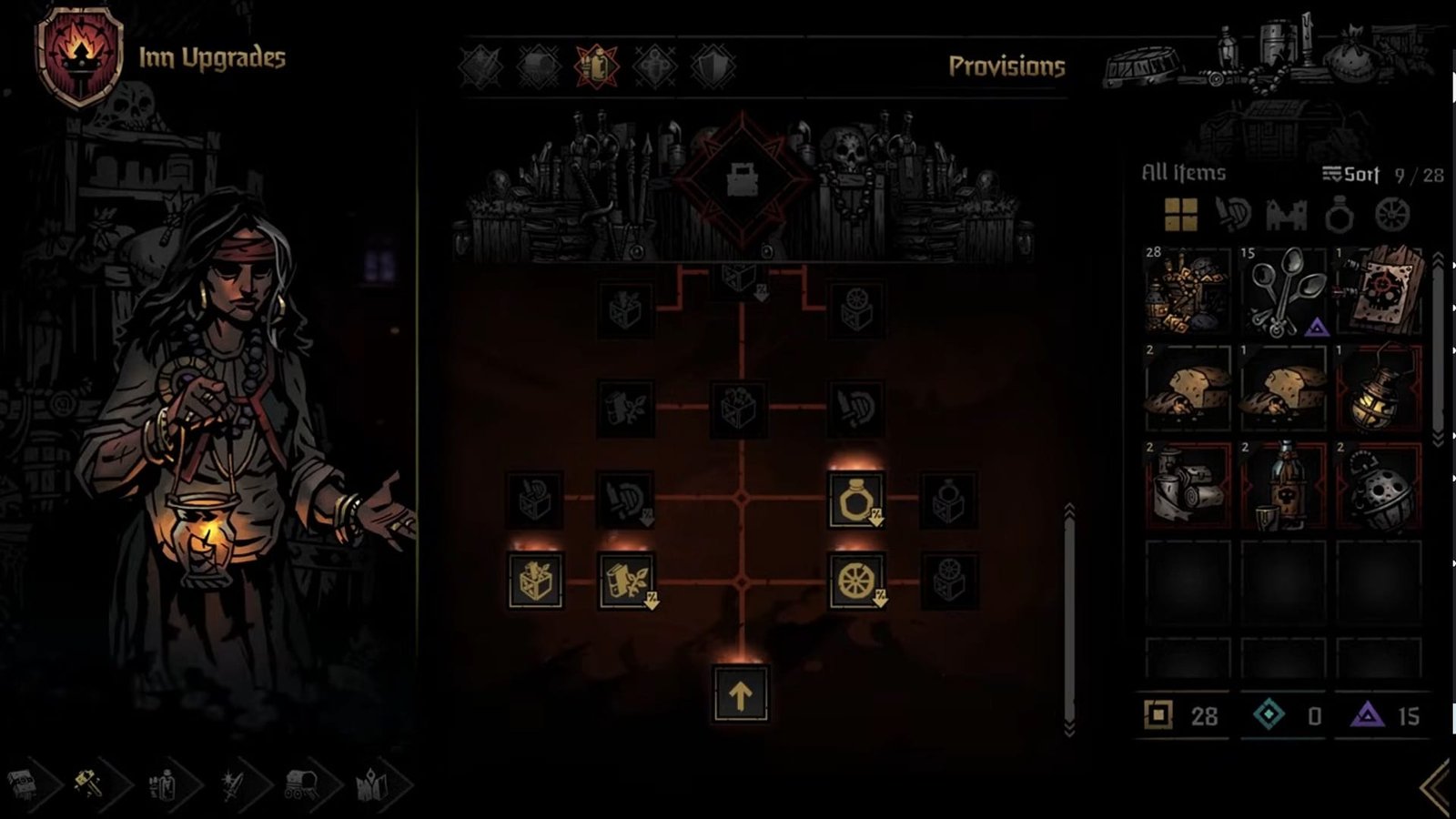 Darkest Dungeon II Kingdoms Inn Upgrades