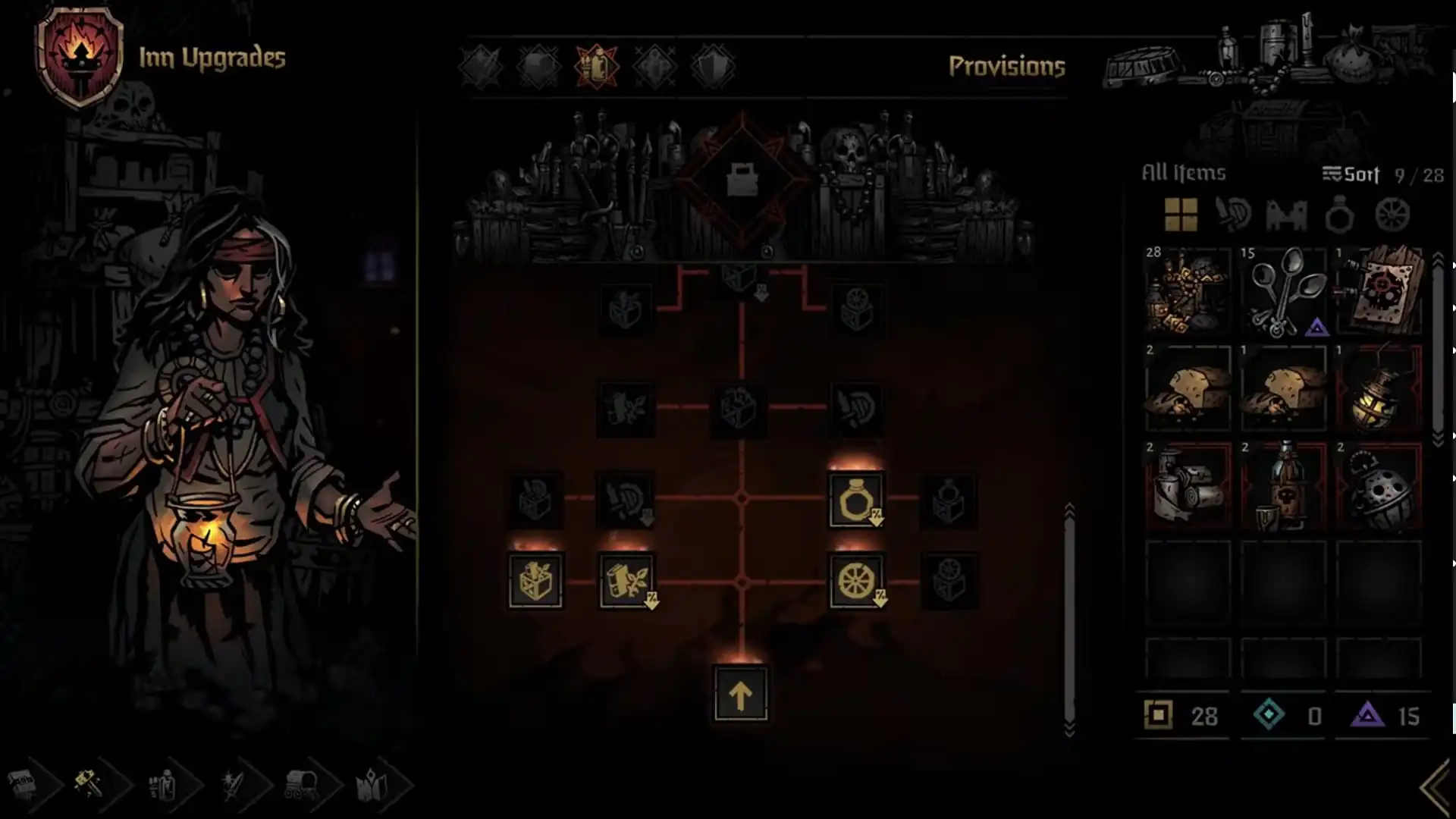 Darkest Dungeon II Kingdoms Inn Upgrades