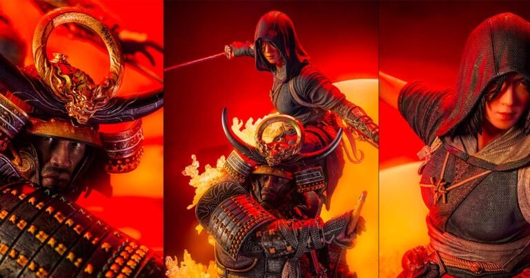 Leap Into Assassin's Creed Shadows With PureArts Animus Naoe & Yasuke 14 Scale Statue