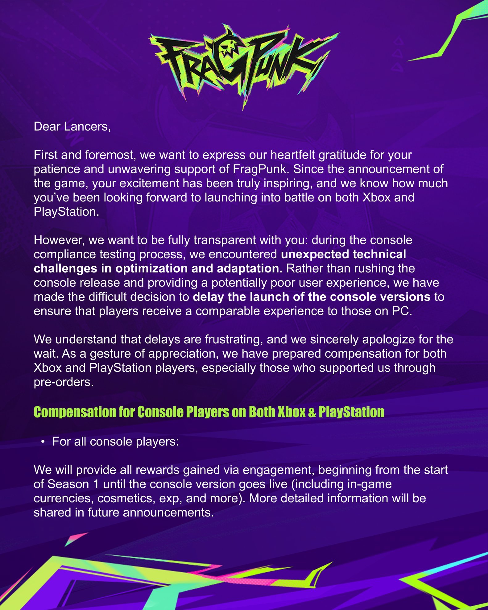 NetEase’s Hero Shooter FragPunk Delayed on Consoles, PC Launch Goes Ahead
