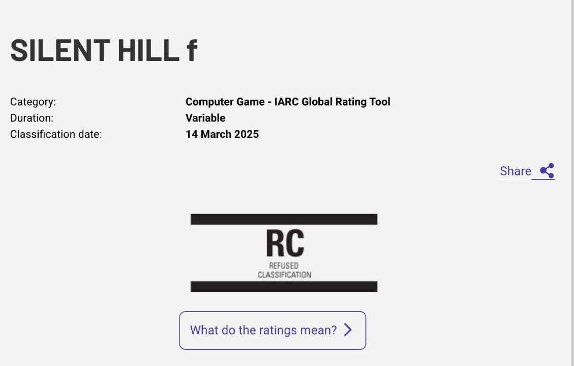 Silent Hill f Has Been Banned in Australia, But We Don't Yet Know Why