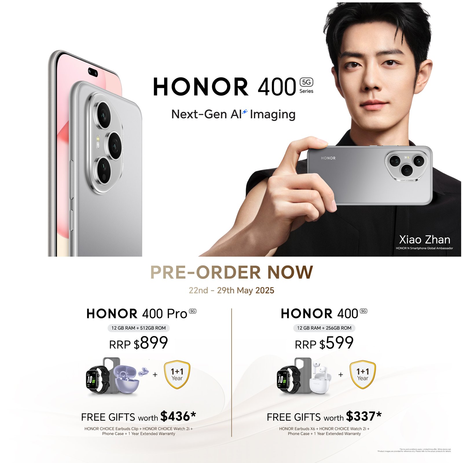 HONOR 400 Series Packs Flagship AI Imaging Features, Pre-Order Starts Now