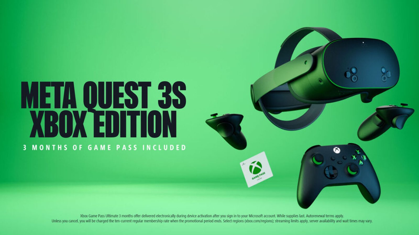 Microsoft Gets Into VR With New Meta Quest 3S Xbox Edition