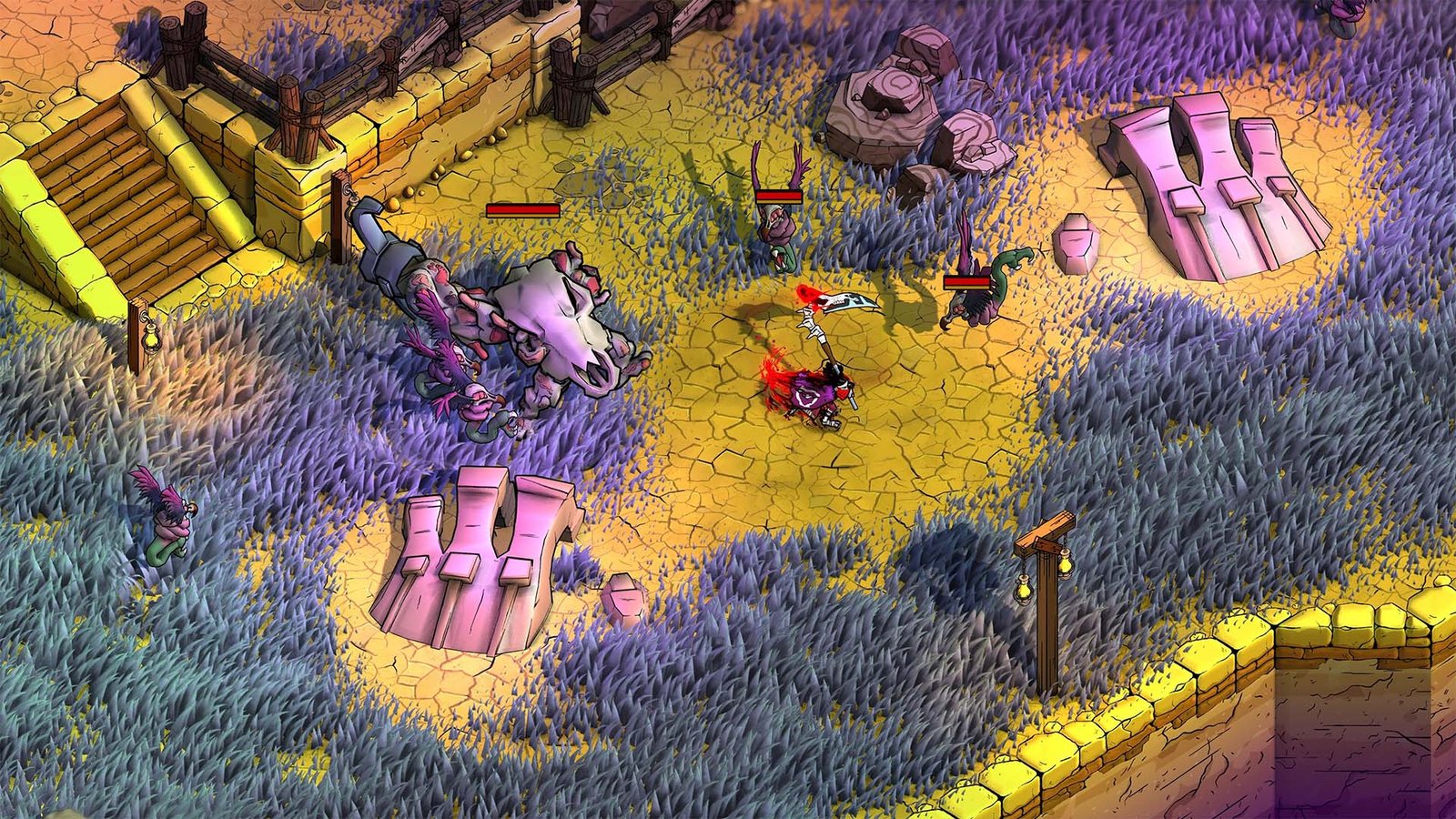 Summer Game Fest - Drinkbox Studios Reveals Blighted, a Psychedelic Metroidvania Nightmare
