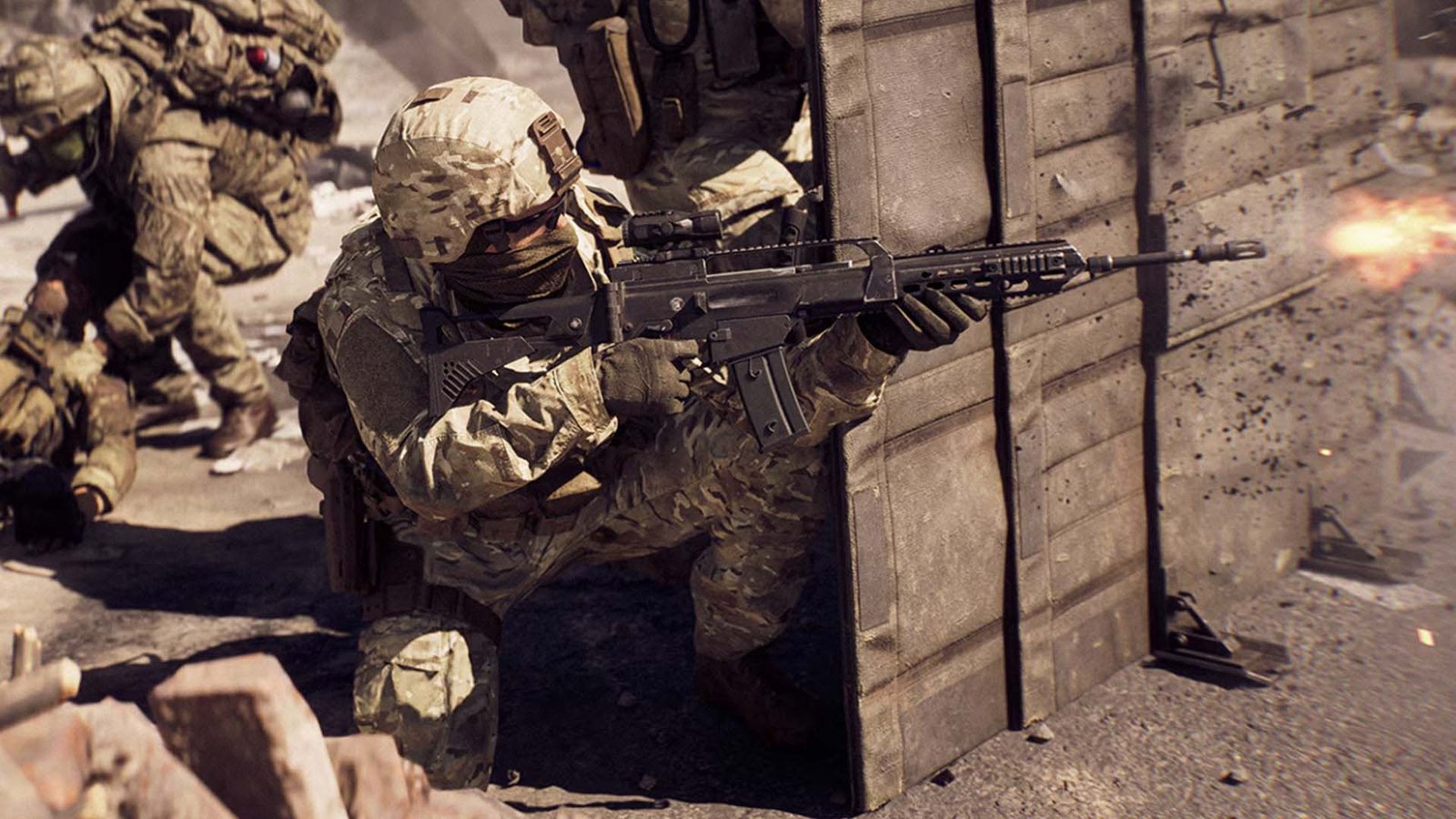 Battlefield soldier