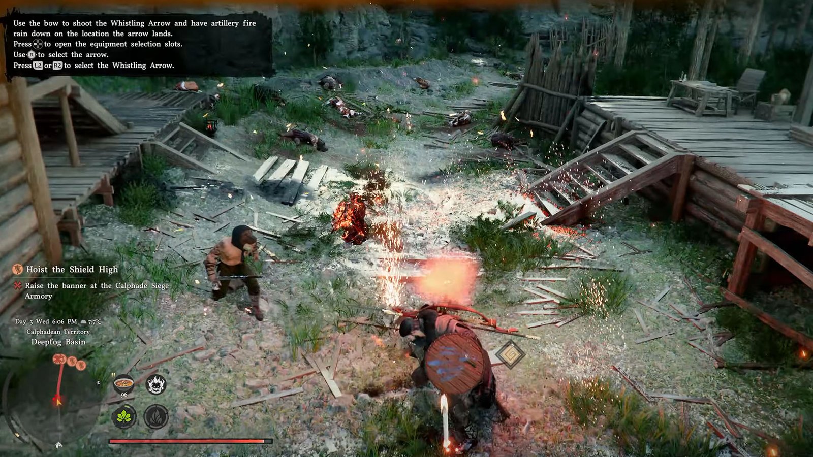 Combat in Crimson Desert