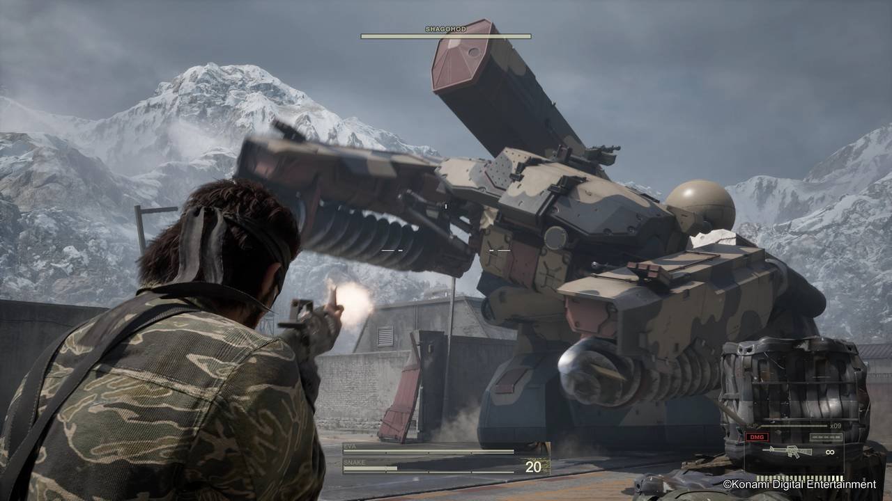 Snake gameplay during MGS Delta remake preview