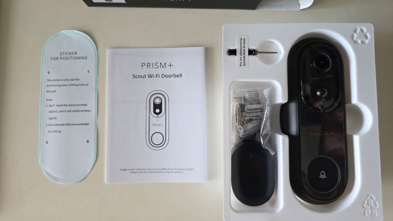 PRISM+ Scout Doorbell and accessories