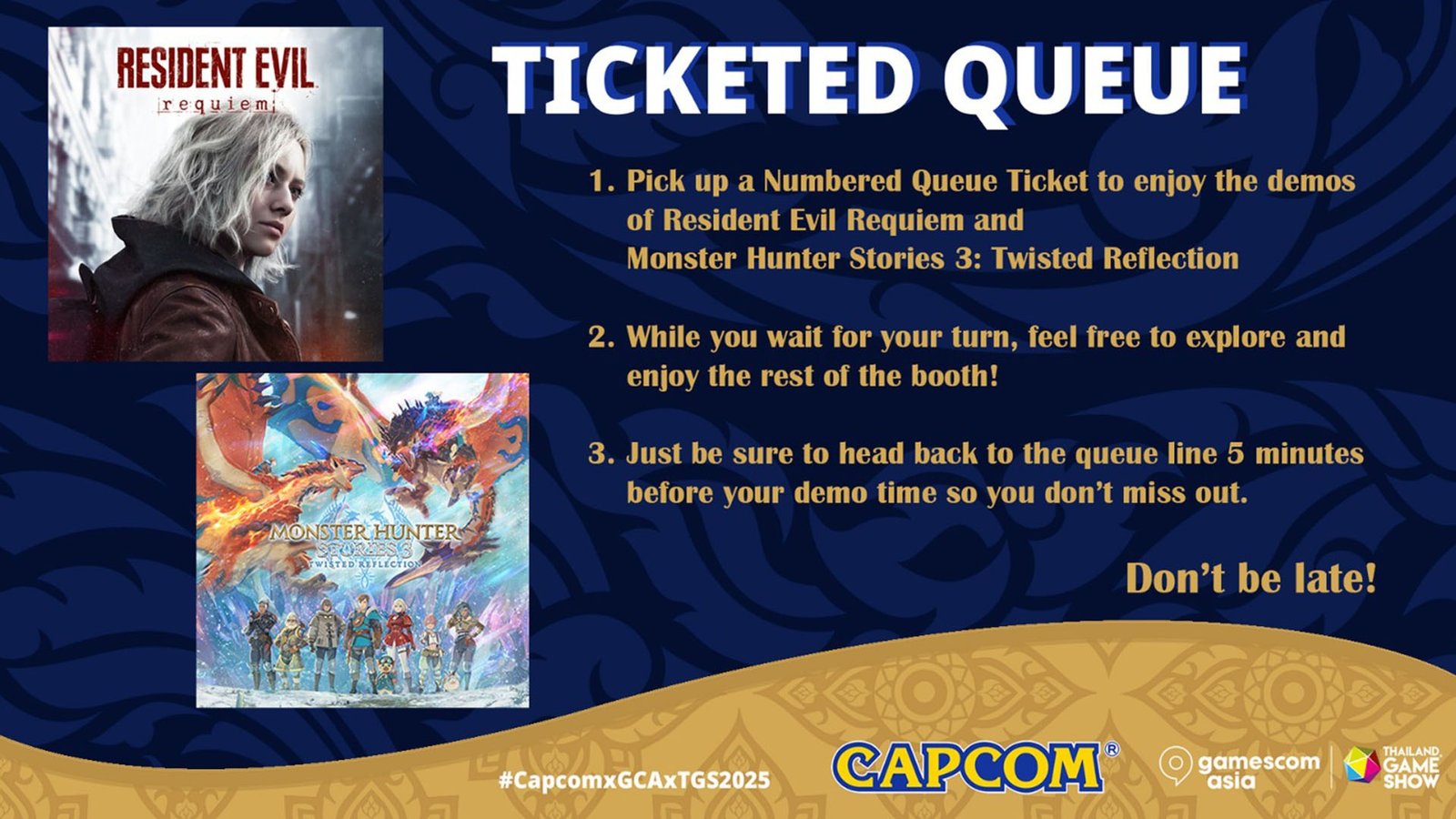 Capcom Ticketed Queue for Popular Demos