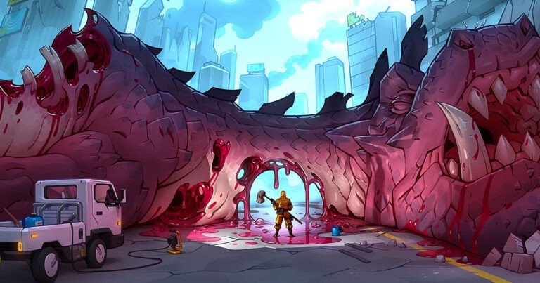 Clean Up 400ft Monster Corpses in Kaiju Cleanup, Coming Soon to PC