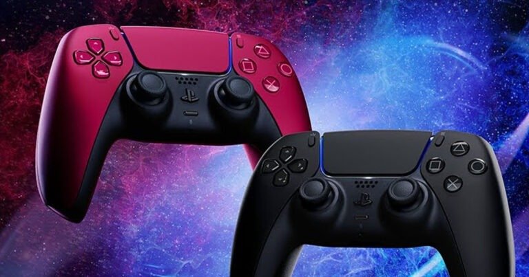 Two DualSense controllers