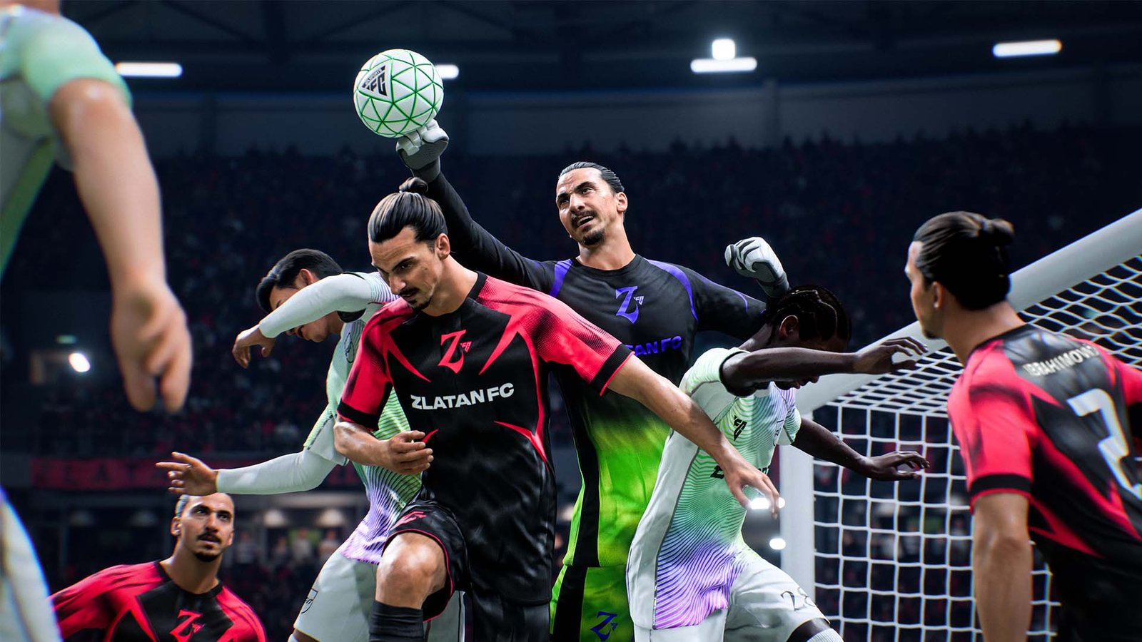 In-game screenshot of Zlatan Ibrahimović and Zlatan FC