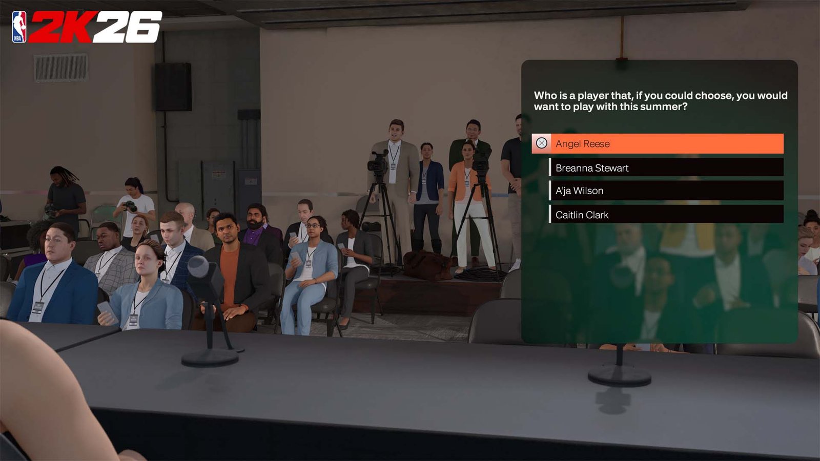 NBA 2K26 Press Conference