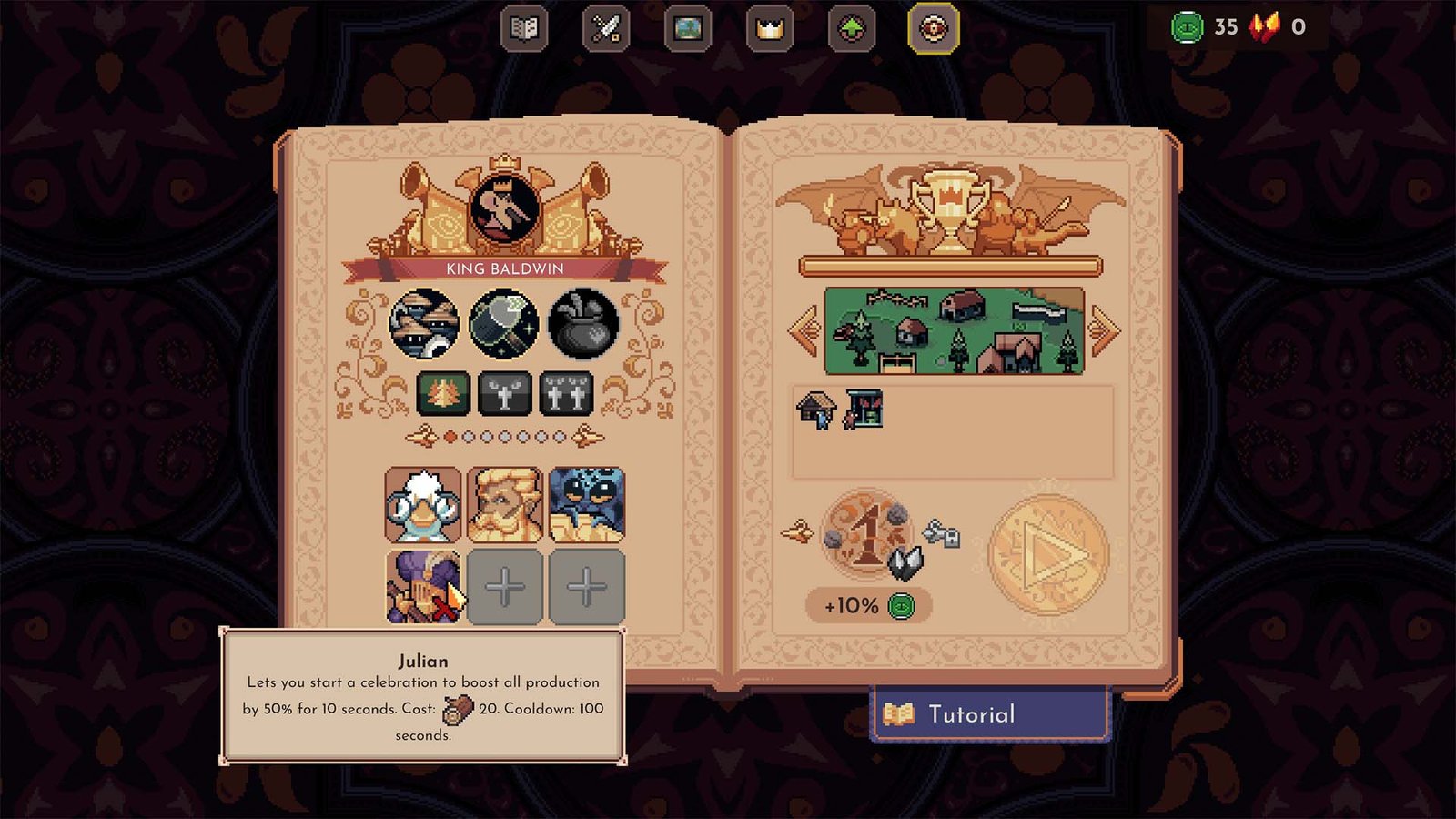 The King is Watching Level Select