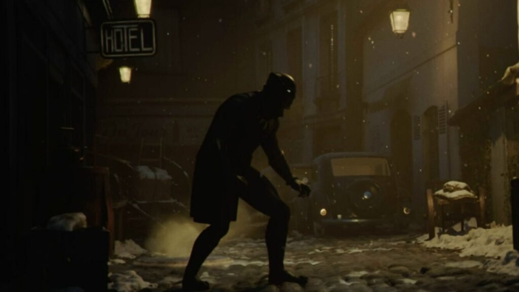 Leaked early build of Marvel 1943: Rise of Hydra shows Black Panther gameplay with cinematic fixed-camera action.