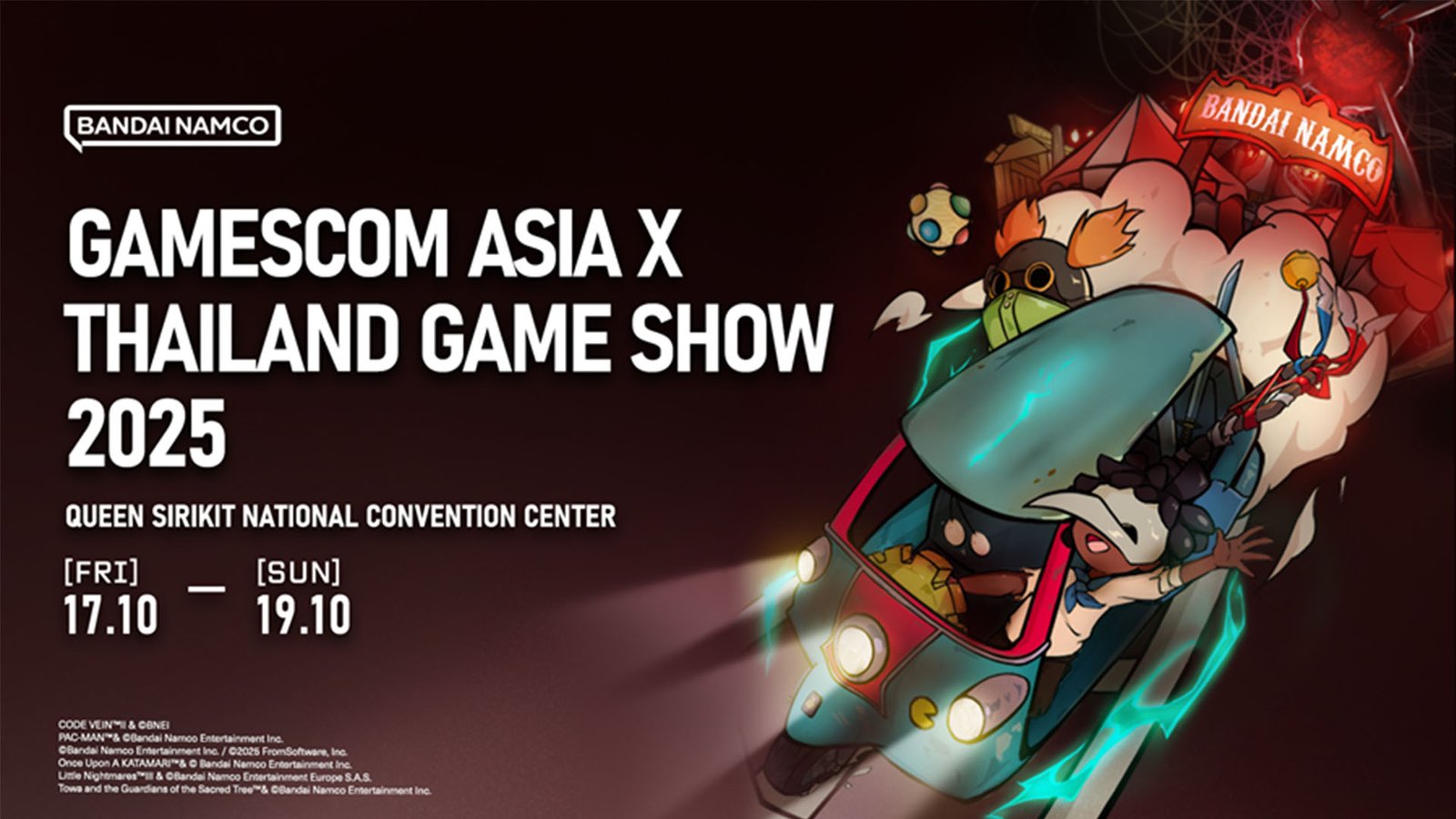Bandai Namco Gamescom Asia 2025