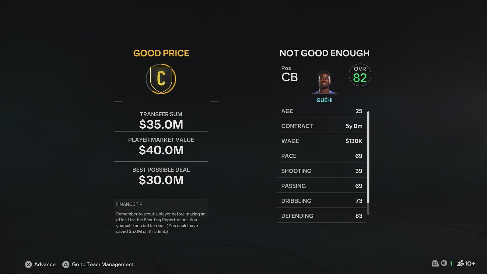 EA Sports FC 26 Career Manager