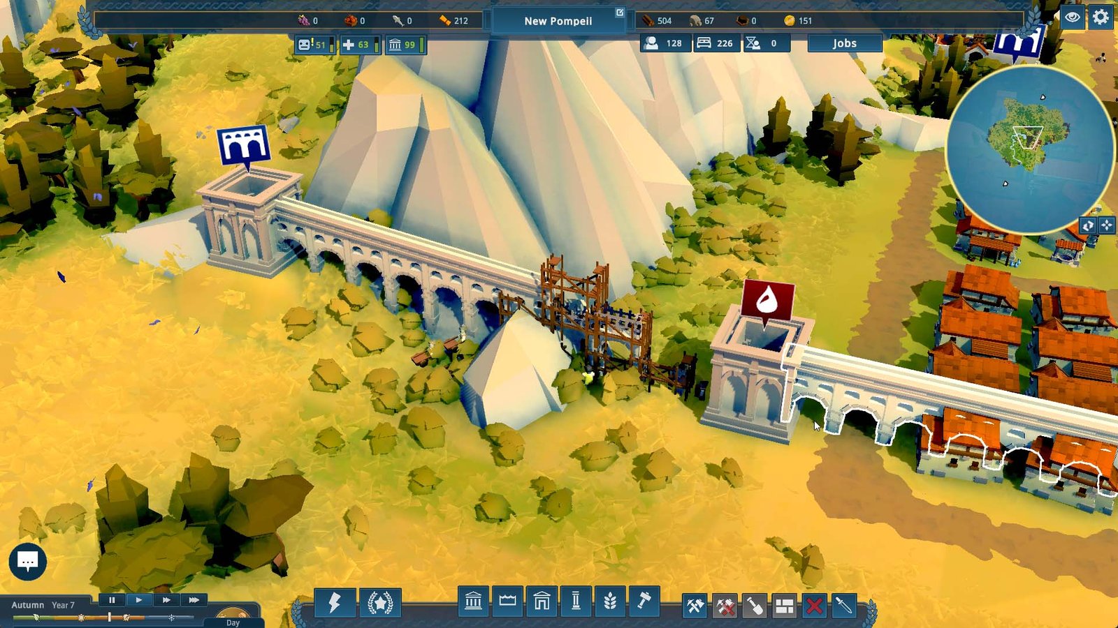 Nova Roma Gameplay water