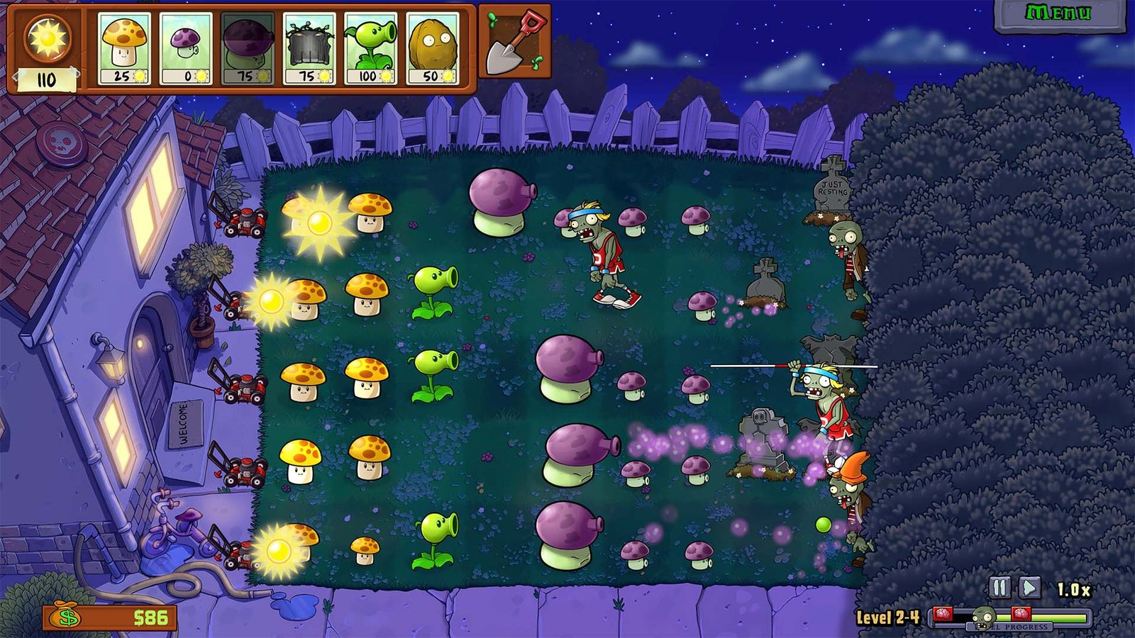 Plants vs. Zombies: Replanted night