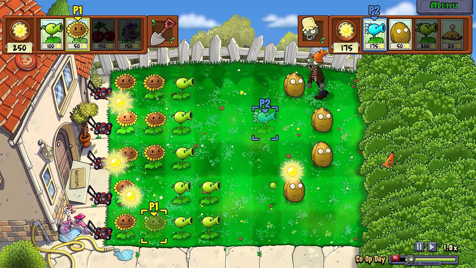 Plants vs. Zombies: Replanted co-op
