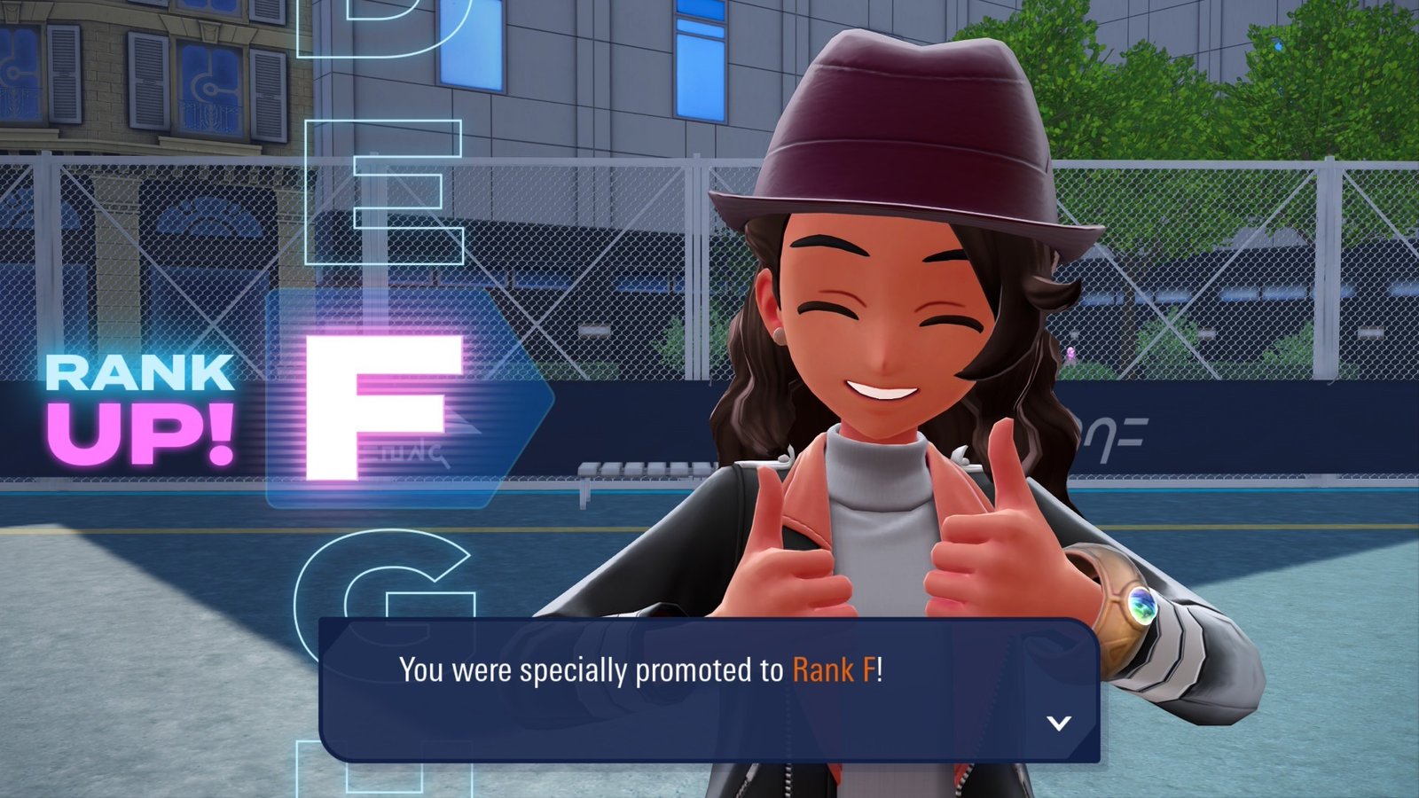 A rank up in Pokemon Legends: Z-A's Z-A Royale