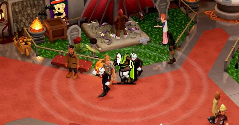 Two Point Museum Gets a Bite of Vampire Survivors in Free Crossover Update