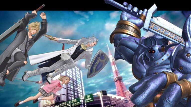 Square Enix reveals Dissidia Duellum Final Fantasy, a 3v3 team boss battle mobile game set in modern Tokyo.