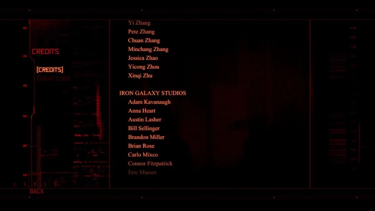 Prototype credits