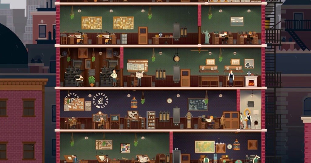 News Tower 1.0 Arrives on Steam, Bringing New York’s Golden Age of Journalism to Life