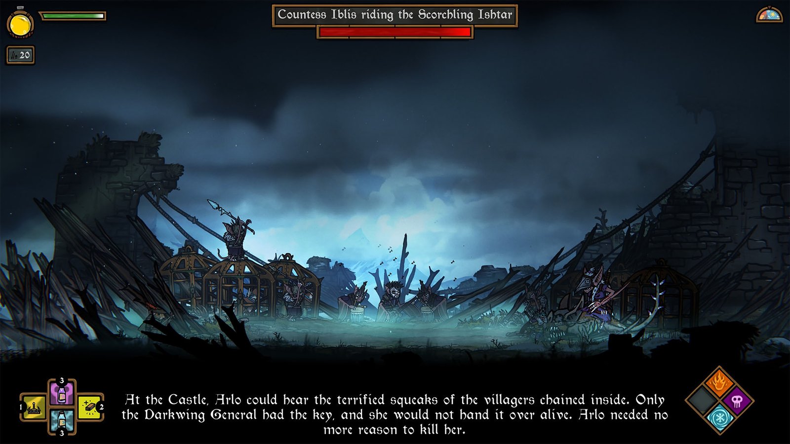 Tails of Iron 2: Whiskers of Winter Review Combat