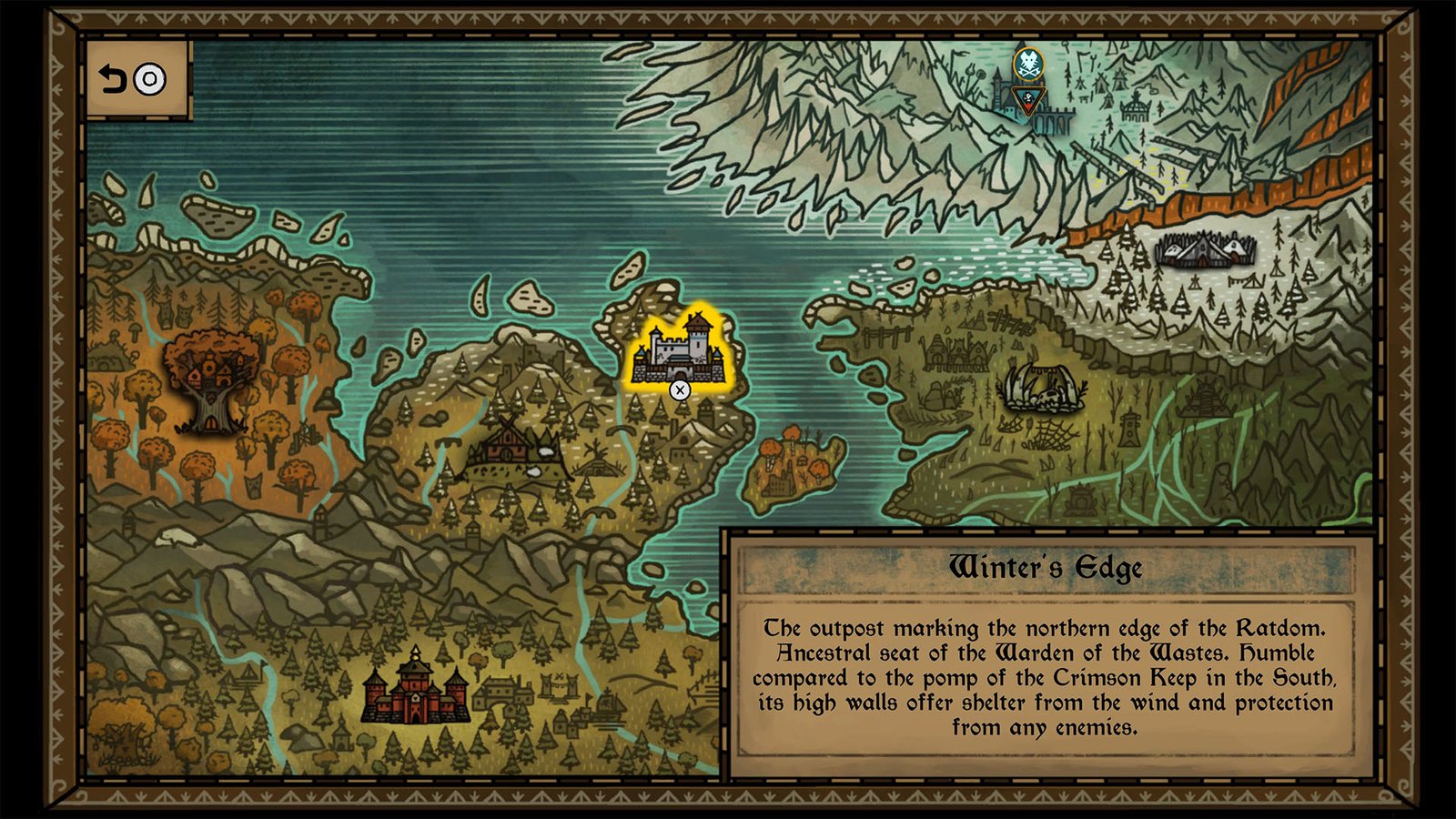 Tails of Iron 2: Whiskers of Winter Review Map