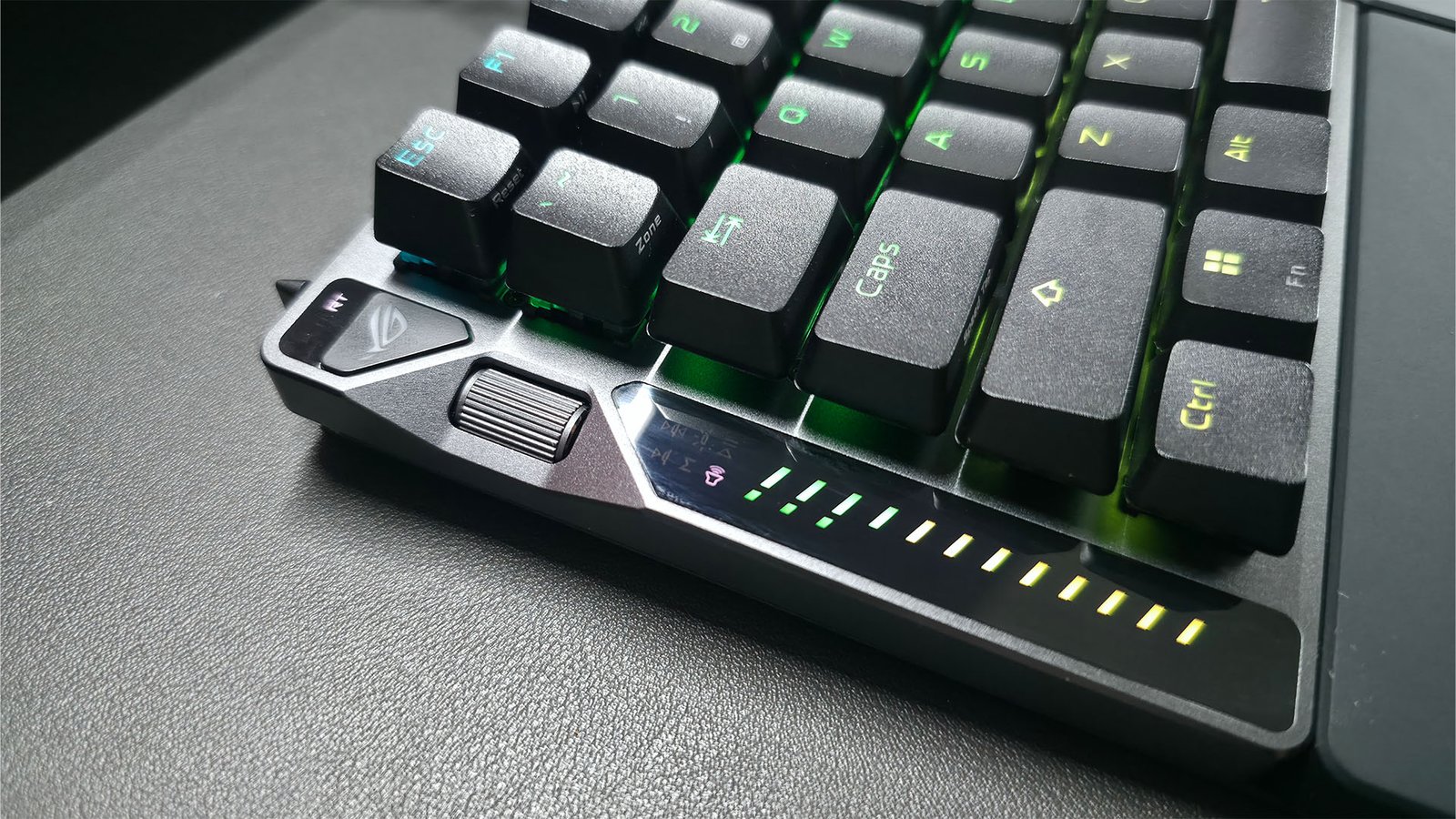 ASUS ROG Falcata Gaming Keyboard Media Wheel