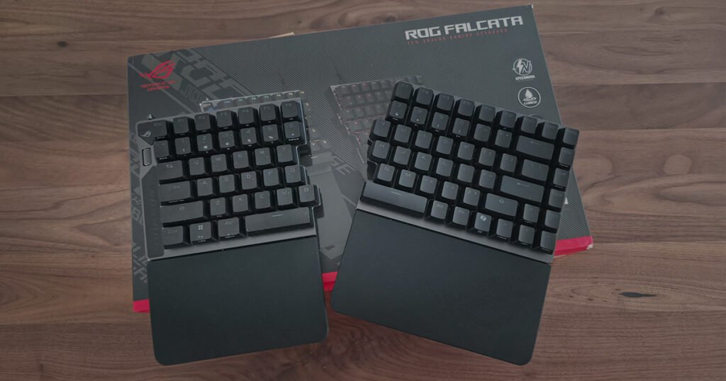 ASUS ROG Falcata Gaming Keyboard Review Control Above Convention