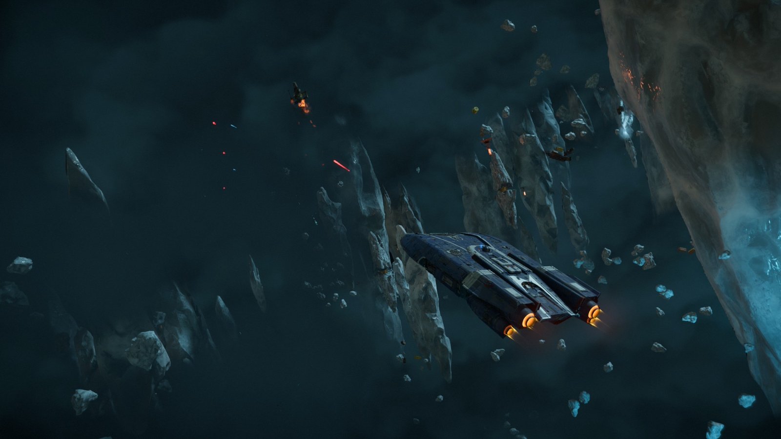 Star Wars Outlaws on Switch 2 - space combat