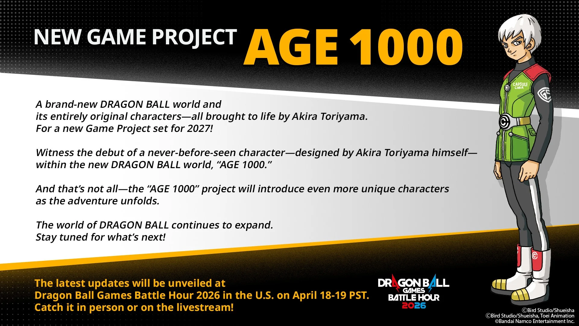 Dragon Ball Project AGE 1000 Details