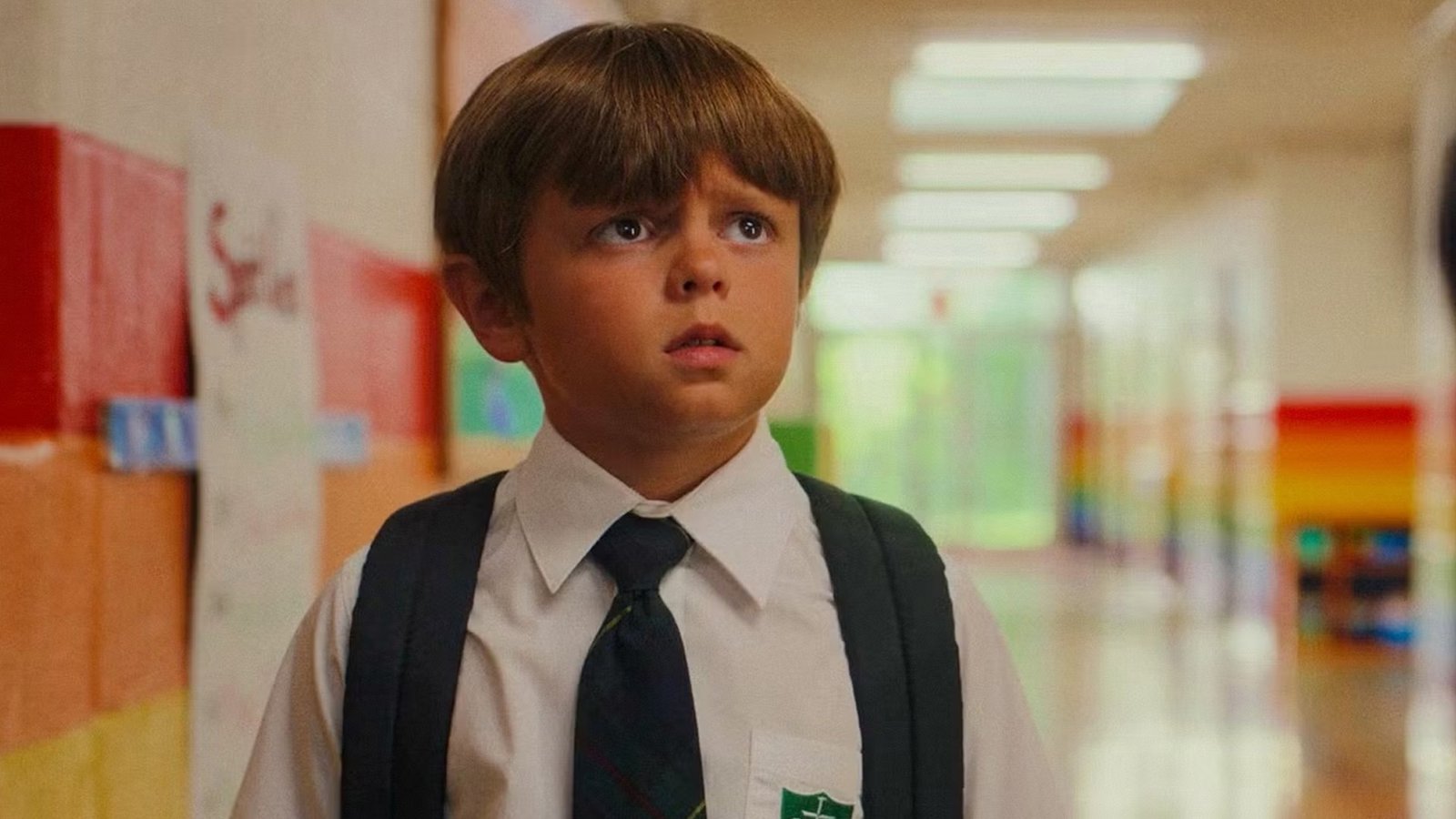 Actor Callum Vinson plays Atreus