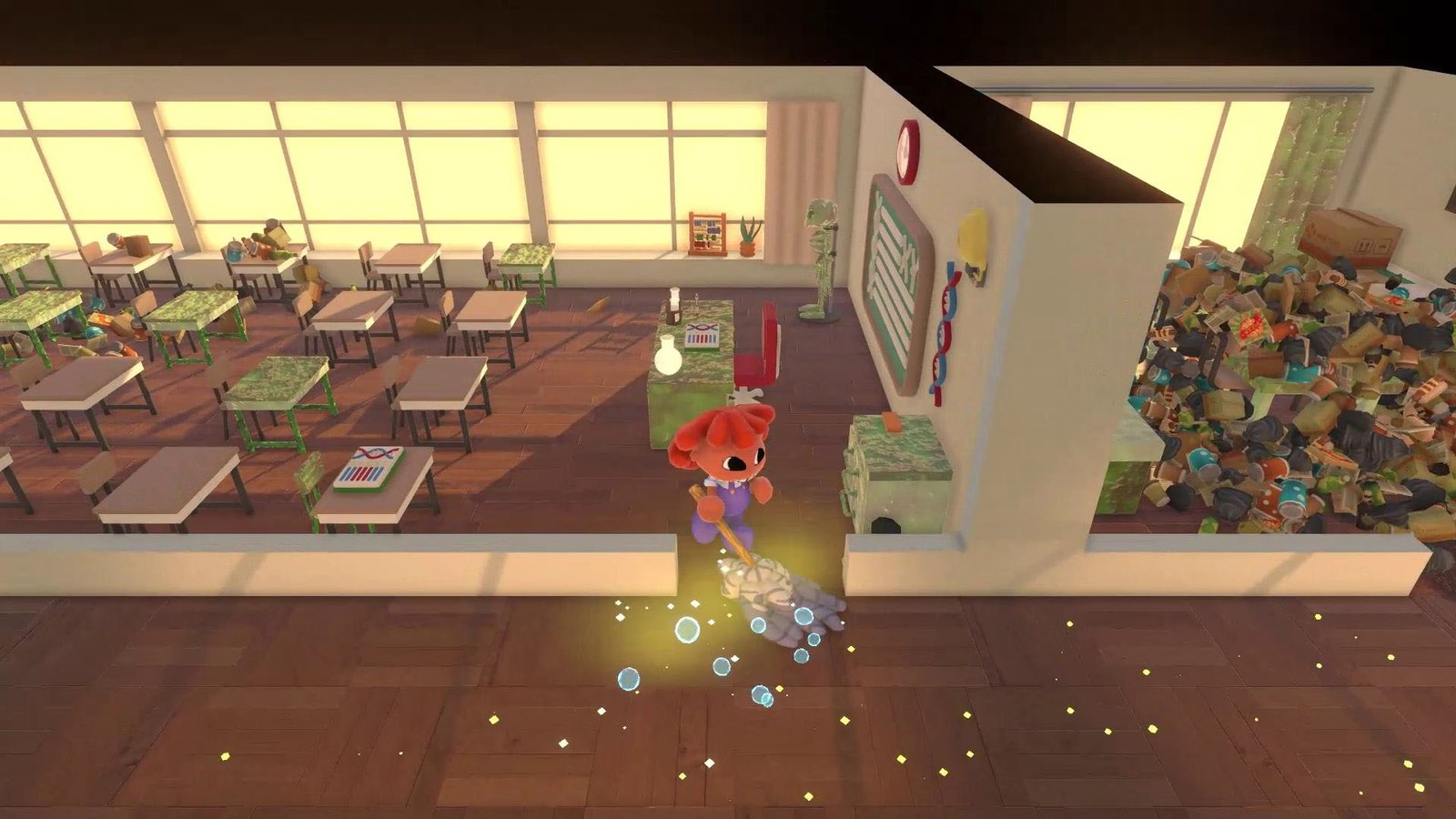 Cleaning Up! Gameplay