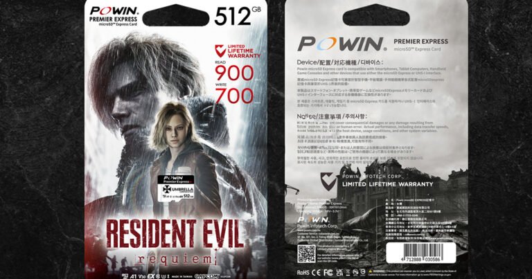 Powin & Capcom Unveil Resident Evil Requiem microSD Express Card, Perfect for Switch 2 Version