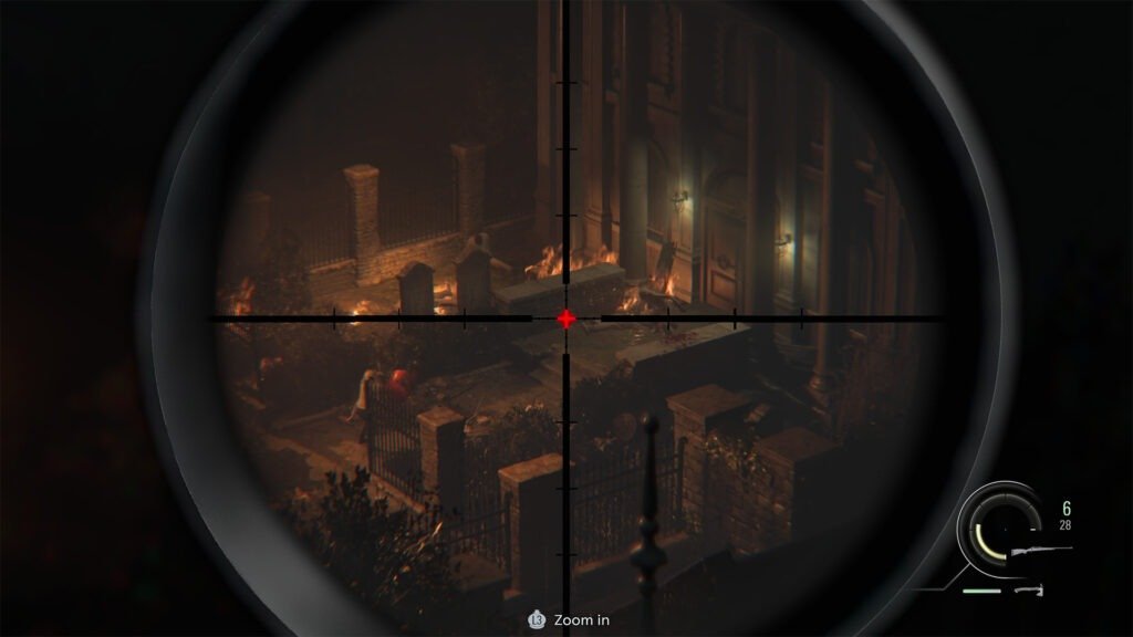 Resident Evil Requiem Leon Sniping