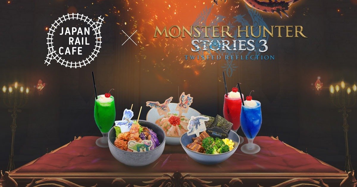 Monster Hunter Stories 3 Join Forces With JAPAN RAIL CAFE with Demos, Collectibles & Themed Menu