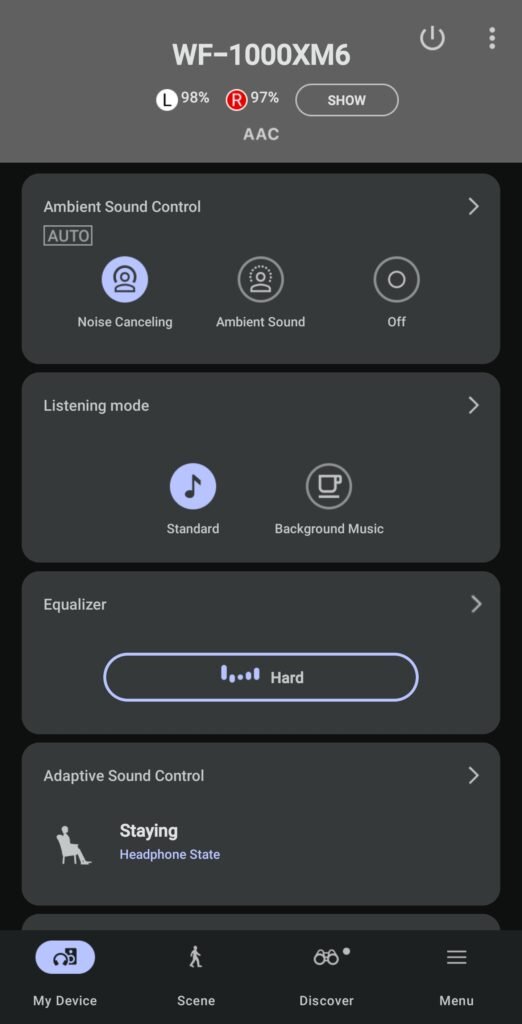 Sony WF-1000XM6 Sound Connect