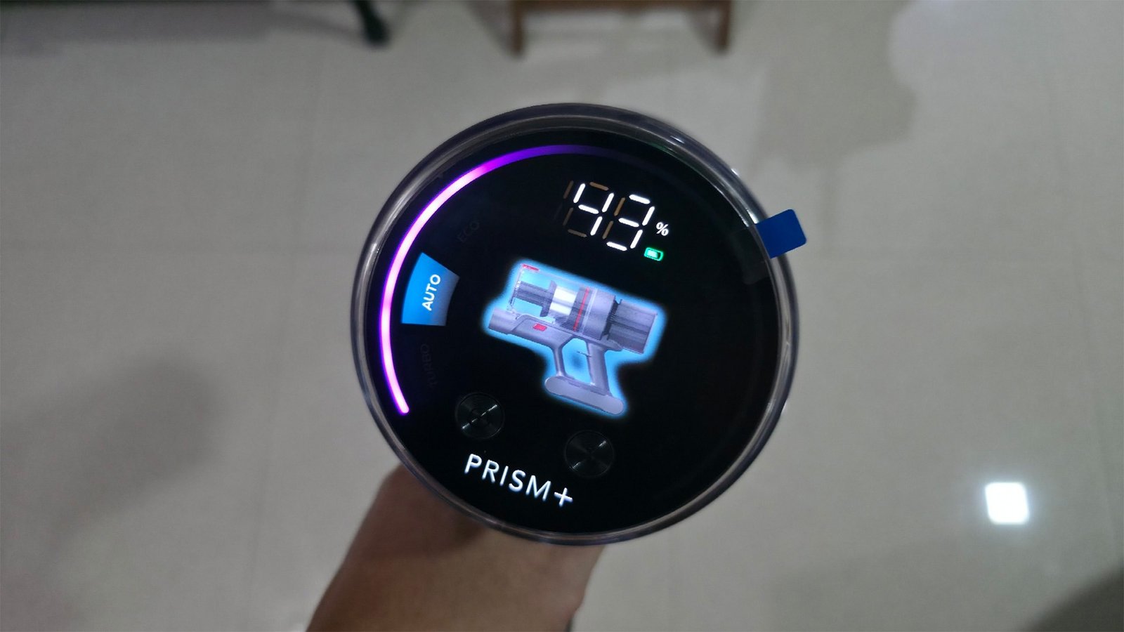 Prism EvoSonic Ultra Detect Cordless Vacuum Display