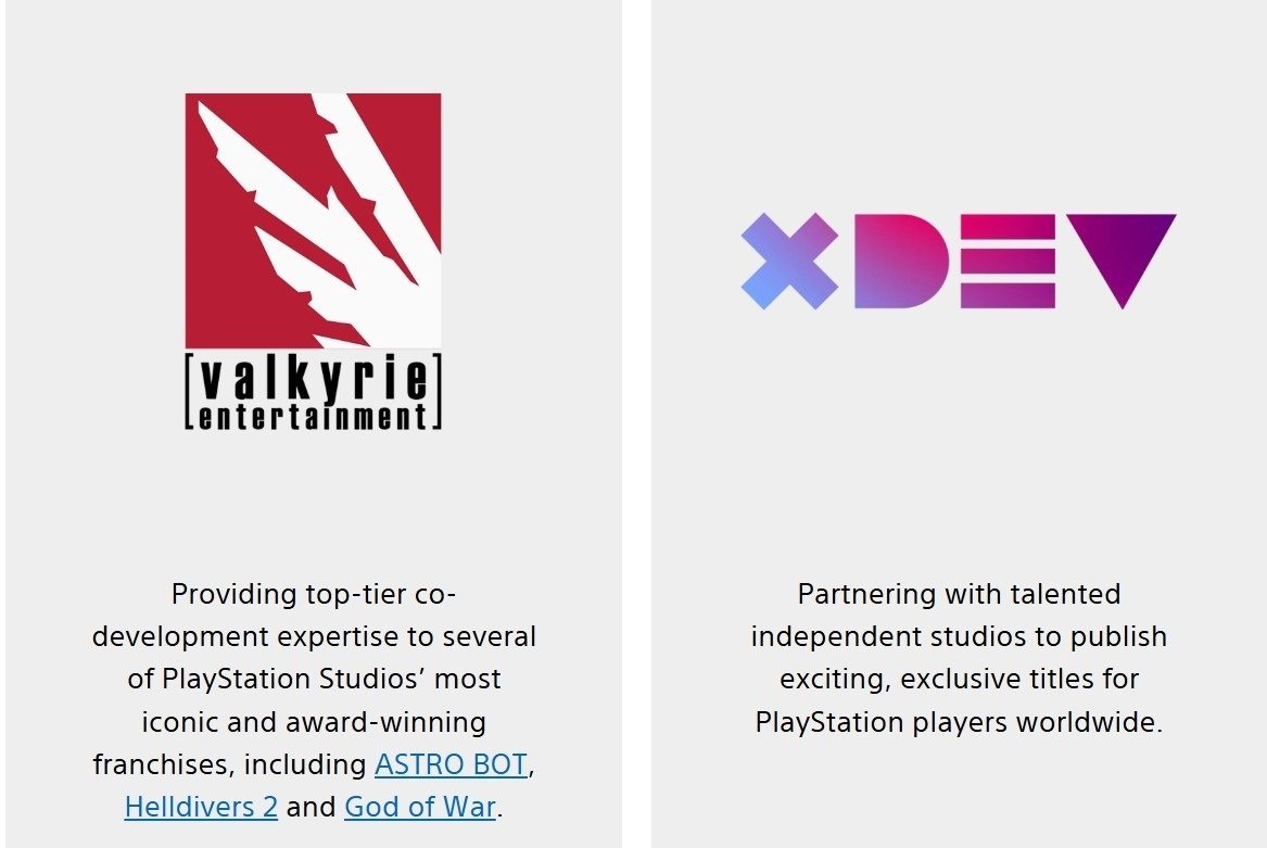 New PlayStation Studios descriptions