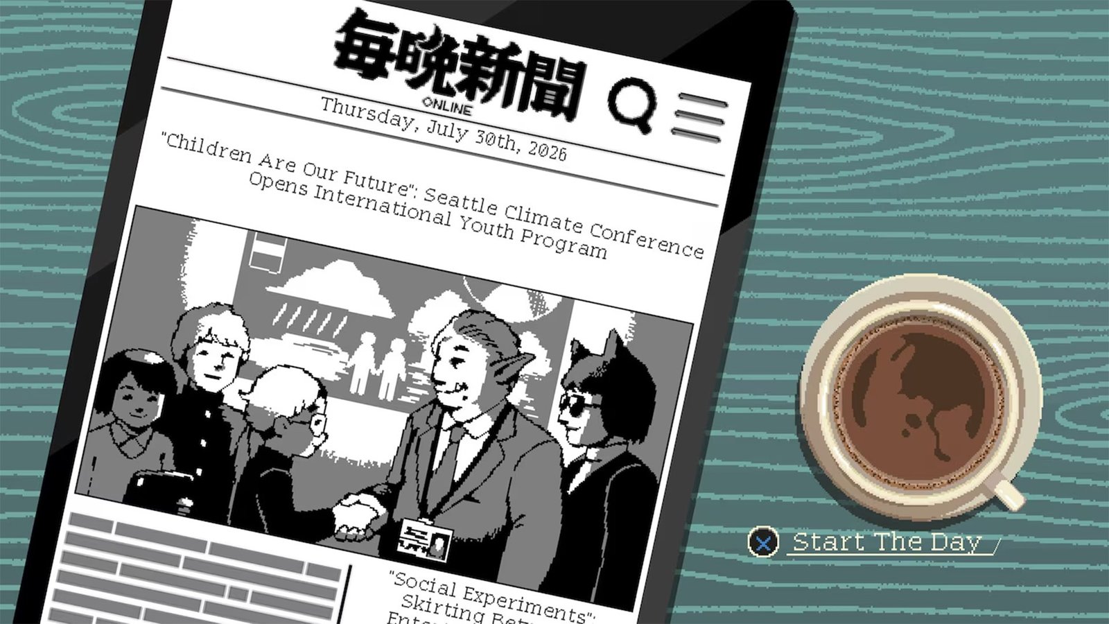 Coffee Talk Tokyo Newspaper