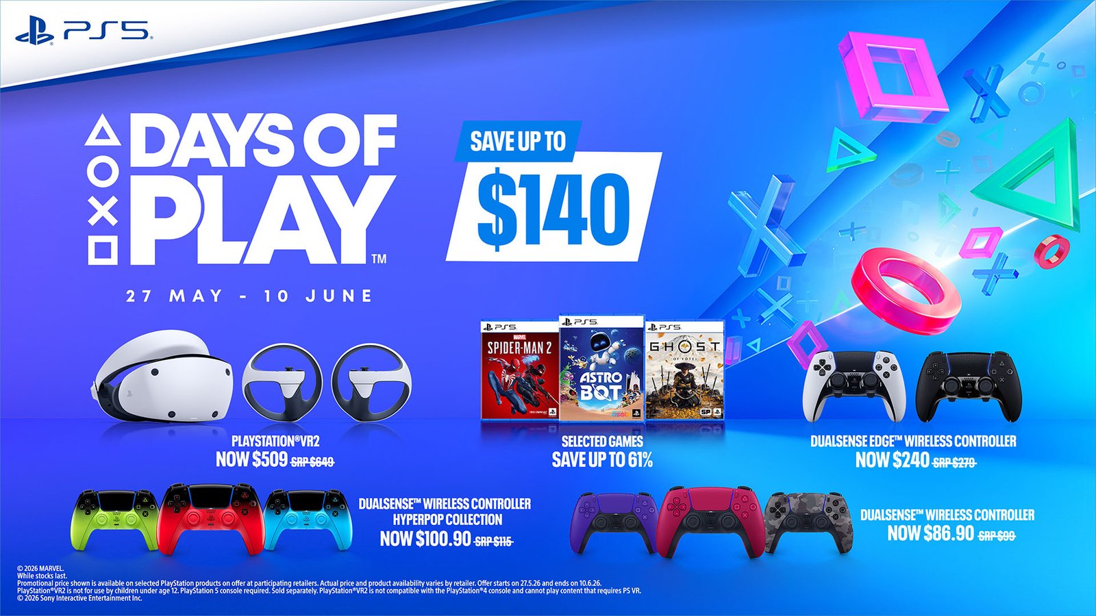 Days Of Play 2026 PlayStation Plus Lineup Brings Games, Deals And Player Rewards